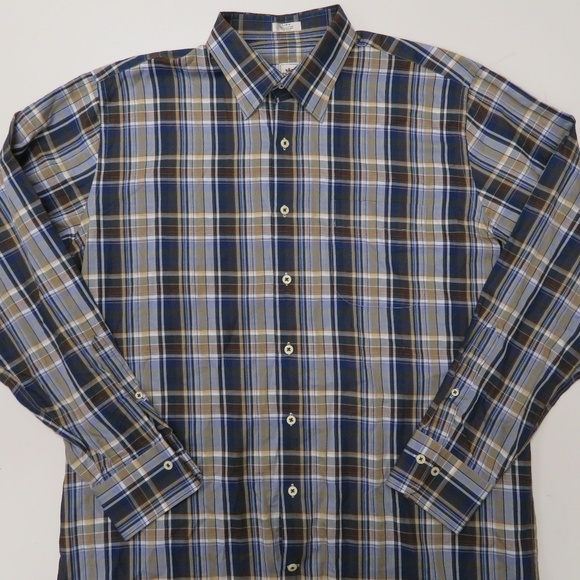 Peter Millar Mens Large Long Sleeve Button Front - Picture 2 of 5